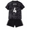 Baby Fußballbekleidung Arsenal Benjamin White #4 Auswärtstrikot 2022-23 Kurzarm (+ kurze hosen)